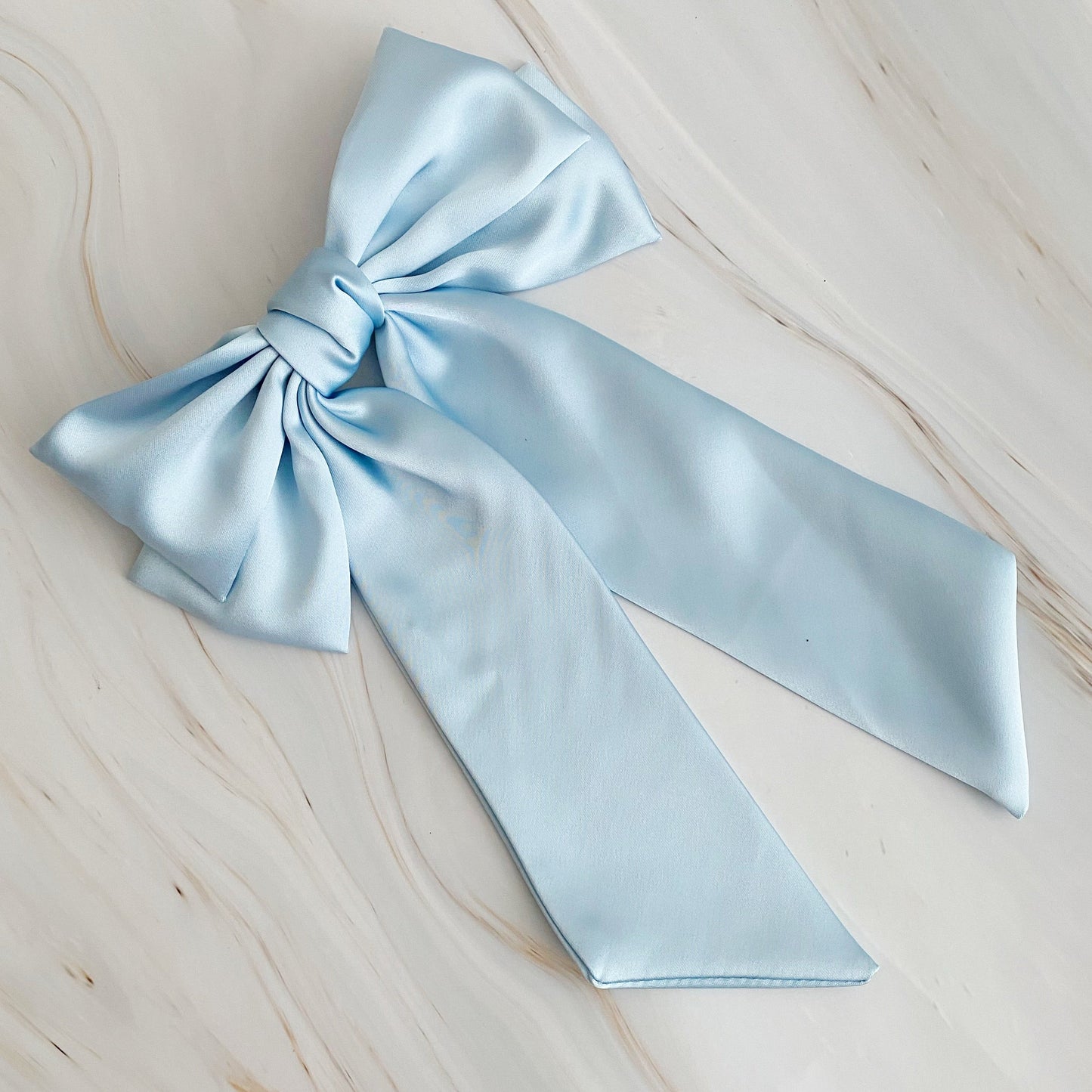 Satin Bow Clip