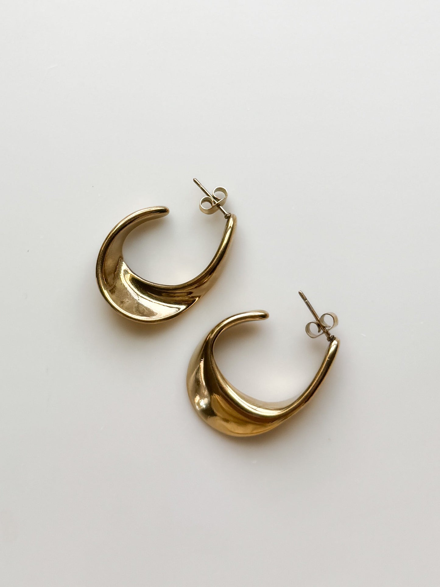 Sofia Gold Twist Hoops