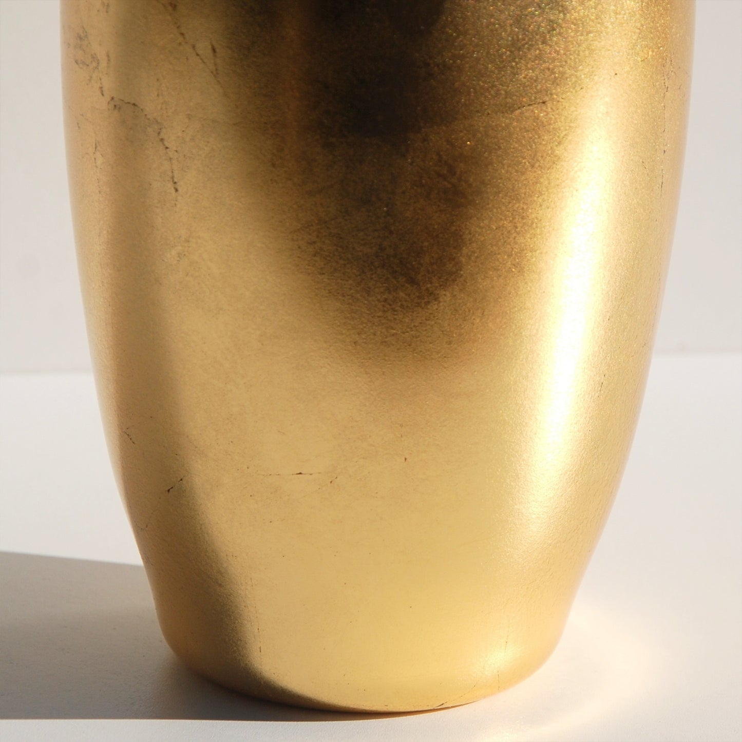 Gilt 10" Gold Gilded Oval Vase