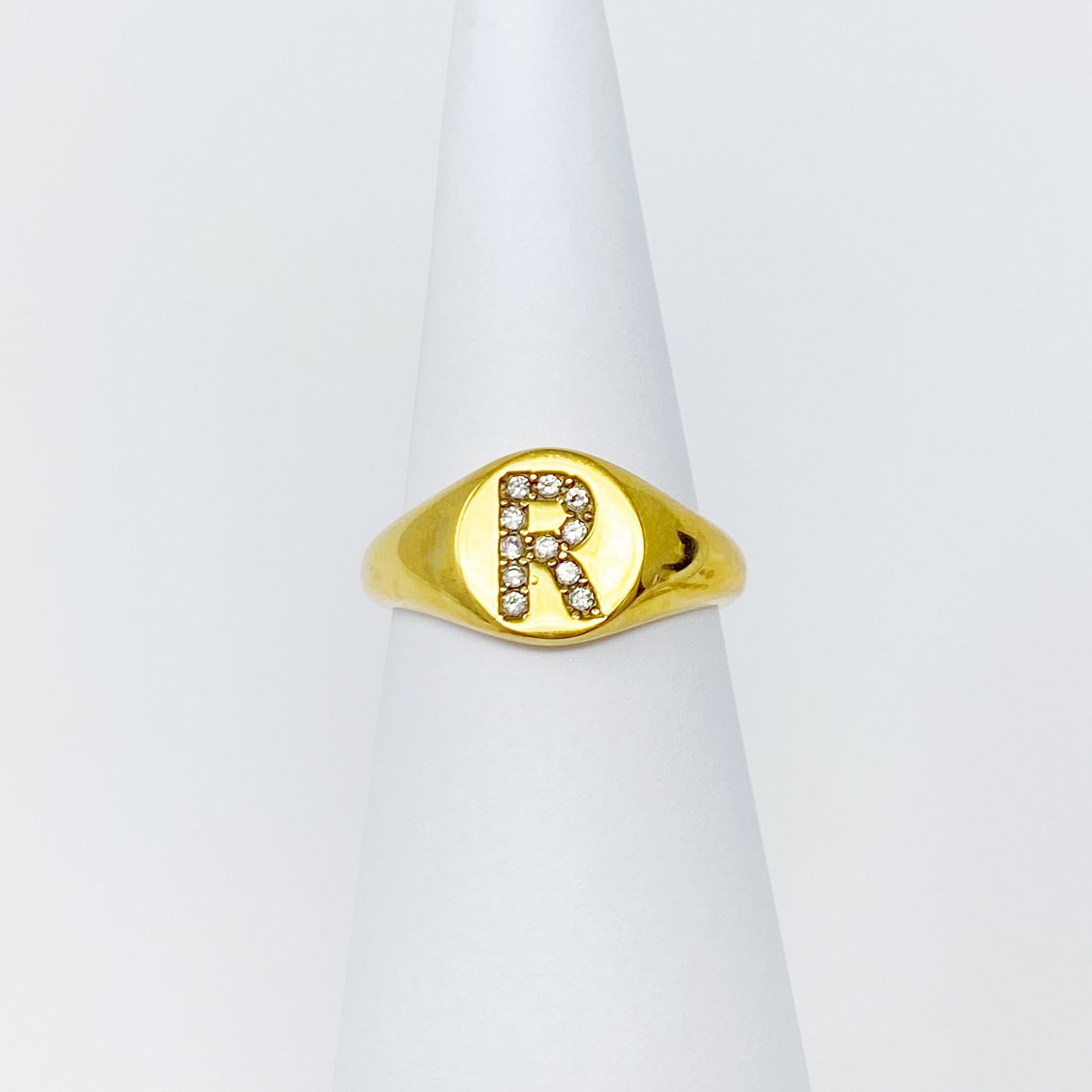 Initial Signet Ring