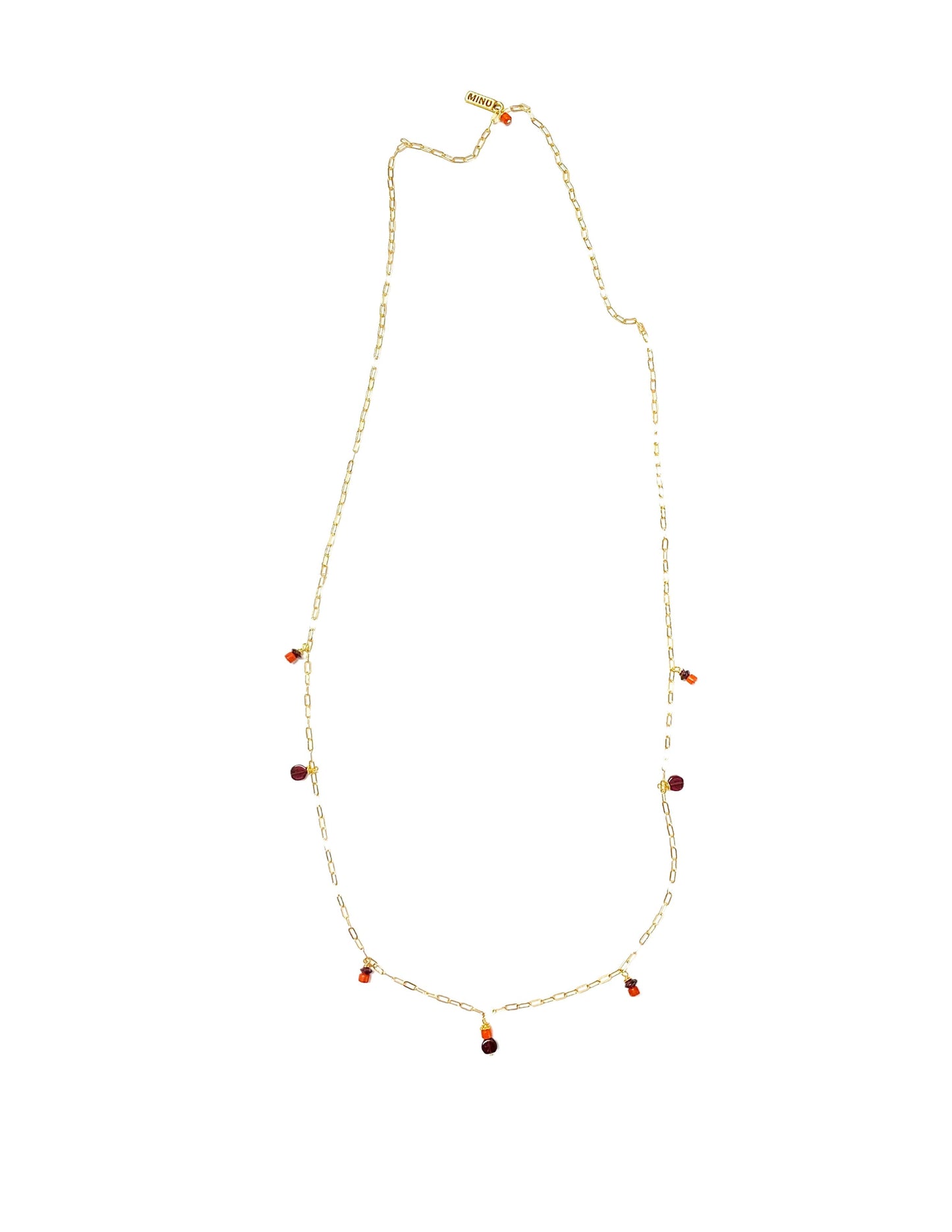 Coral & Garnet Necklace