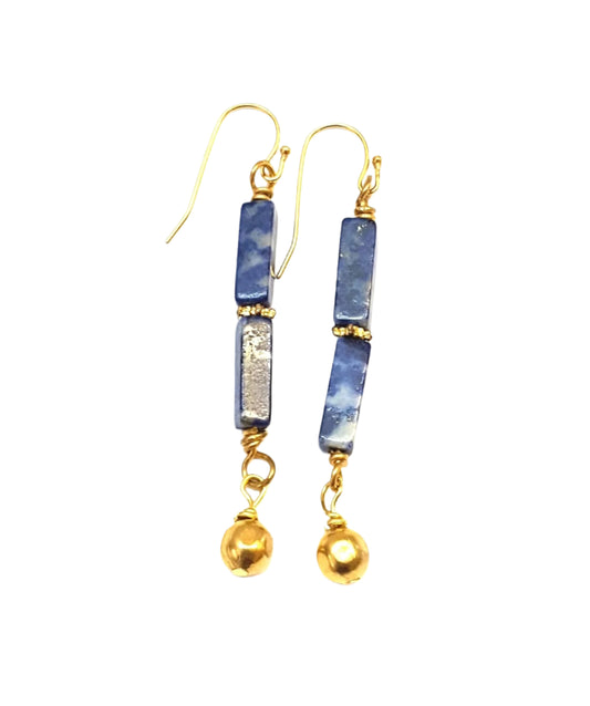 Lapis Stix Earrings