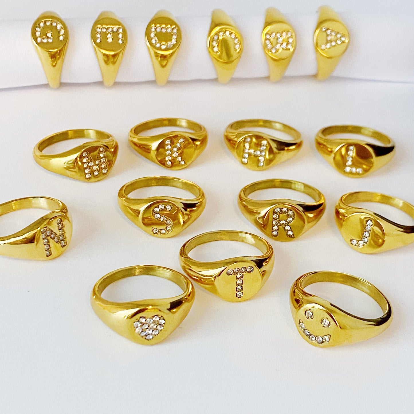 Initial Signet Ring