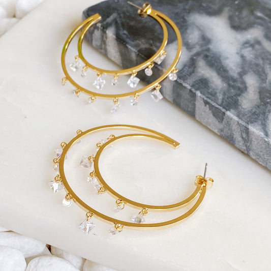 Crystal Fragments Layered Hoops