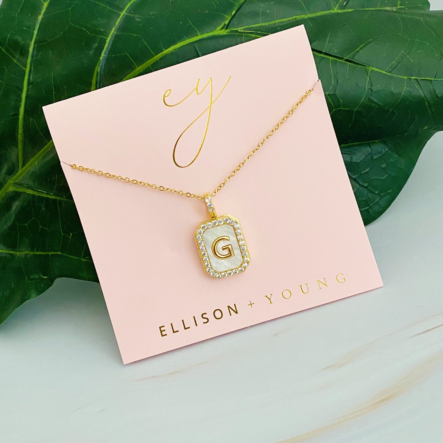 Deco Initial Locket