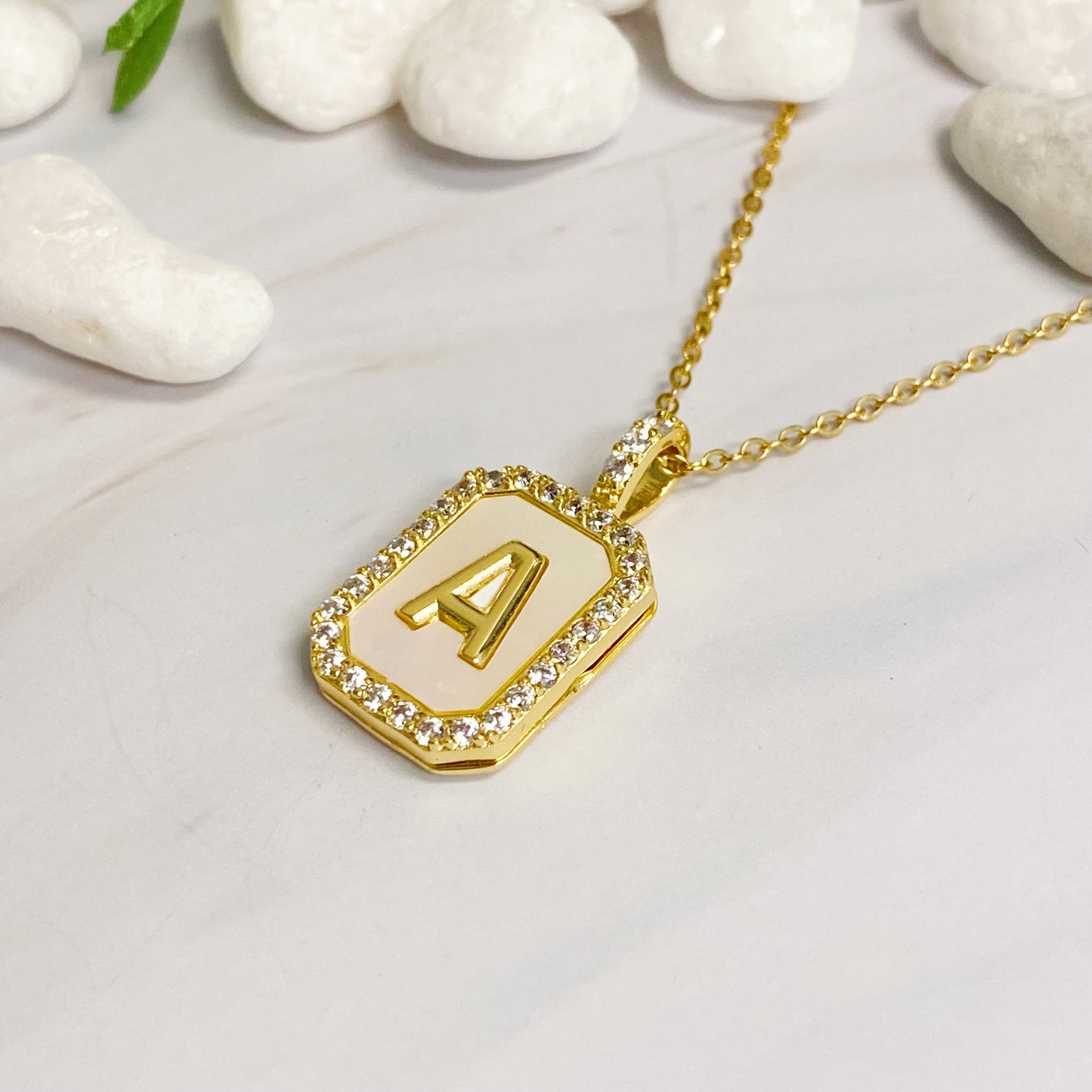 Deco Initial Locket