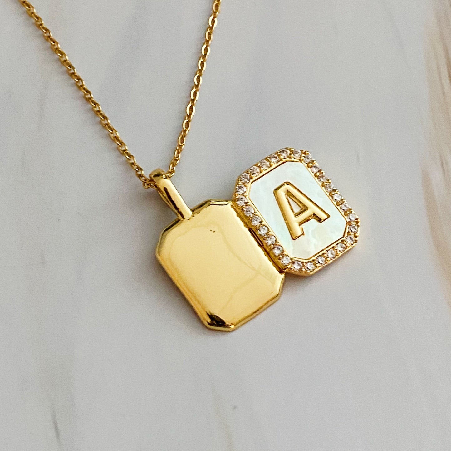 Deco Initial Locket