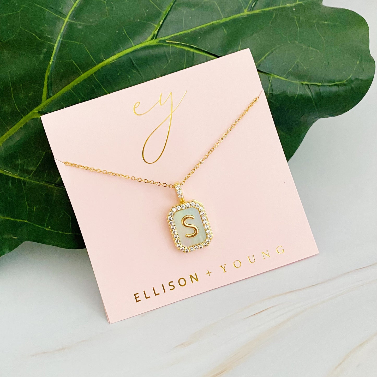 Deco Initial Locket