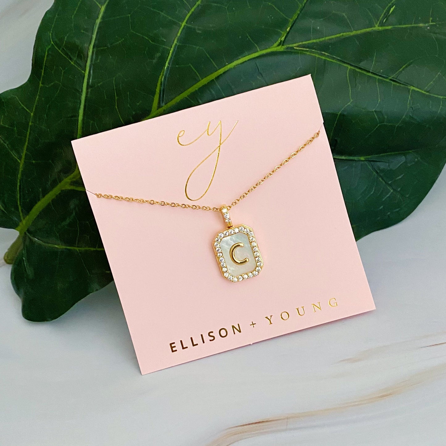 Deco Initial Locket