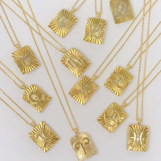 Burst Zodiac Pendant