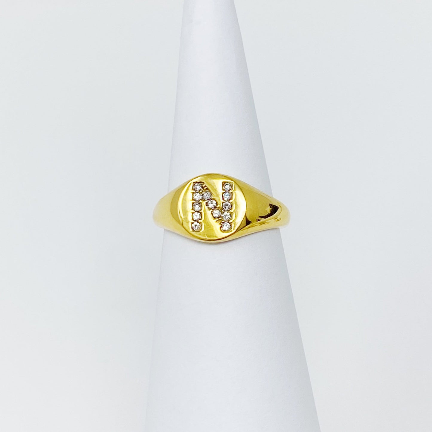 Initial Signet Ring