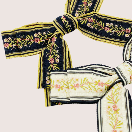 Parisian Bow Barrette Set