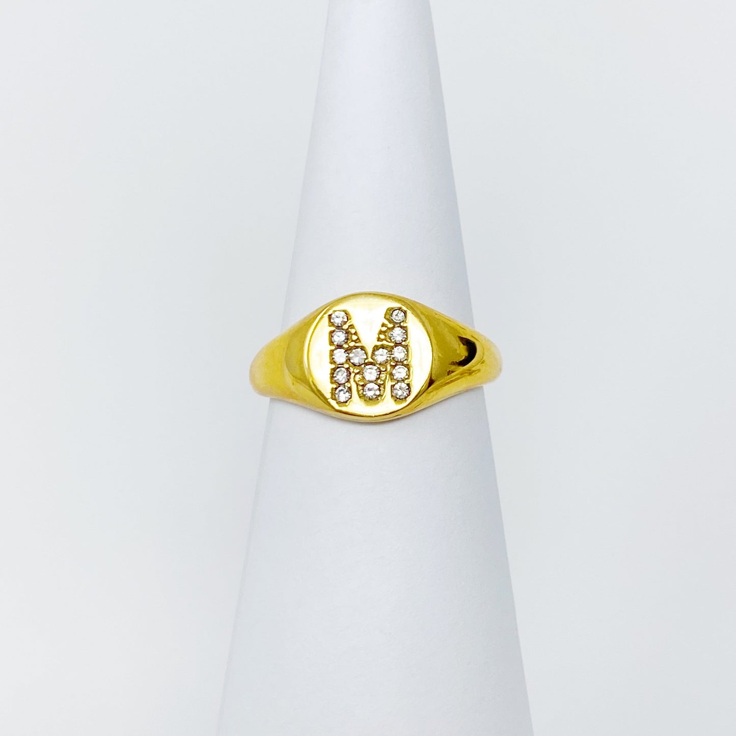 Initial Signet Ring