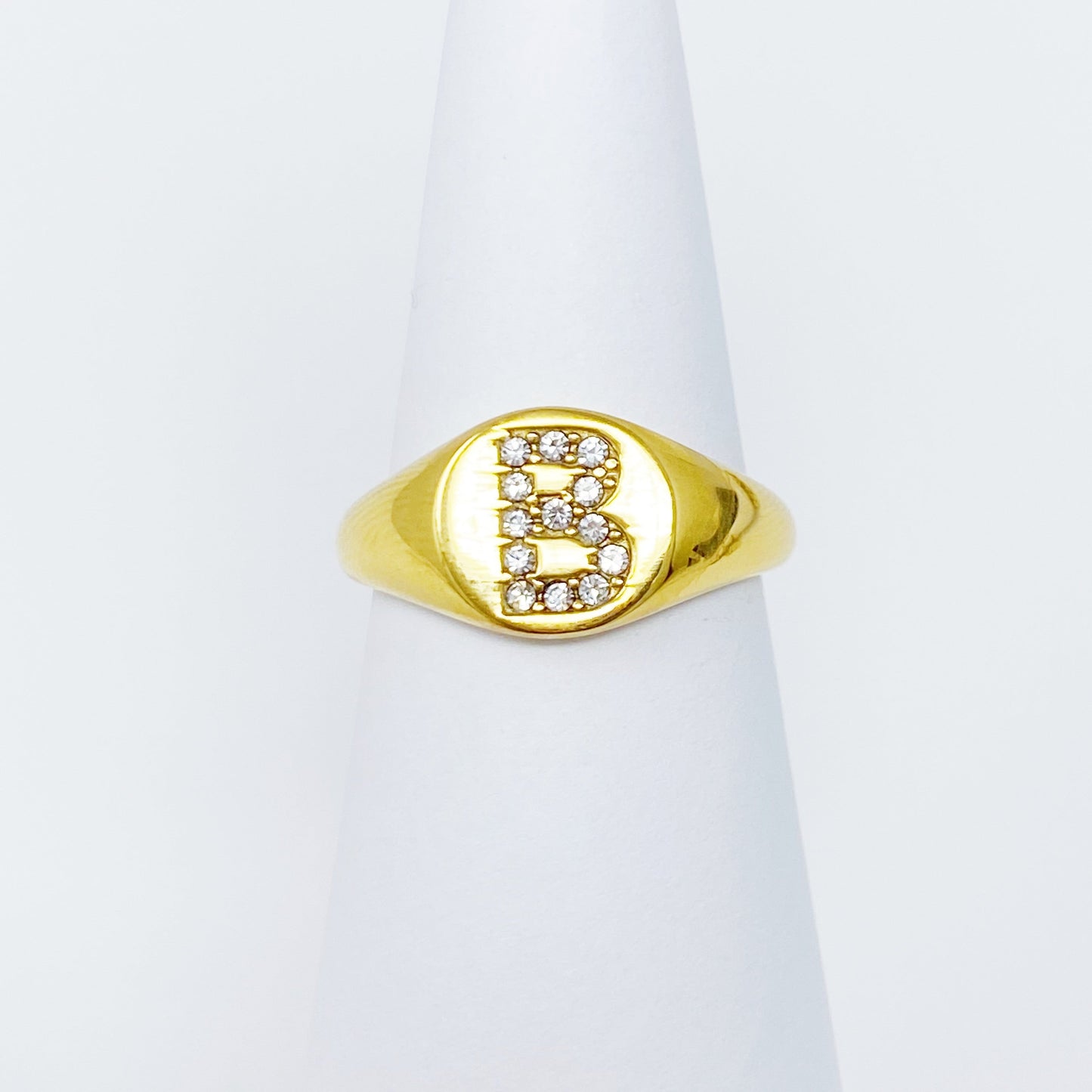 Initial Signet Ring