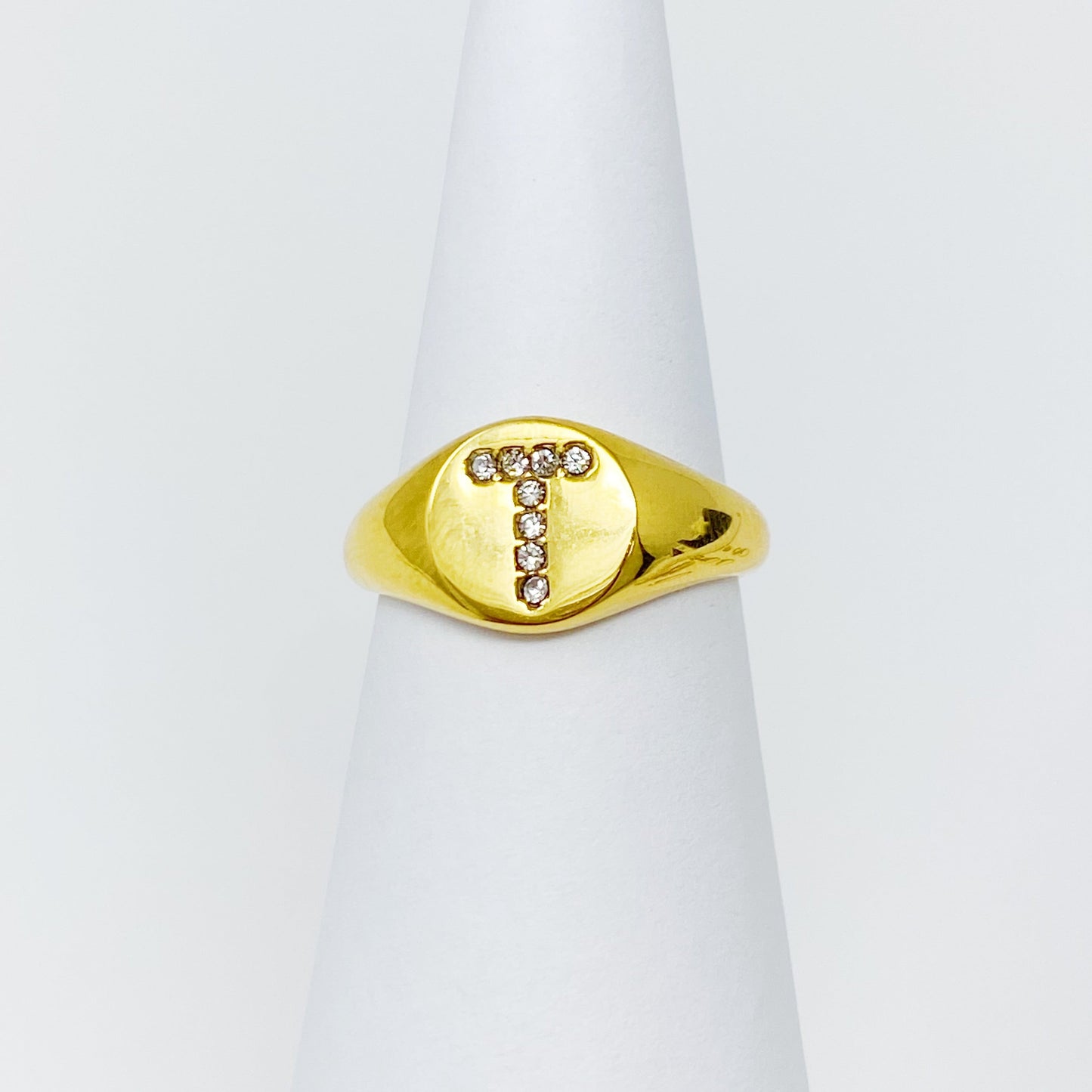 Initial Signet Ring