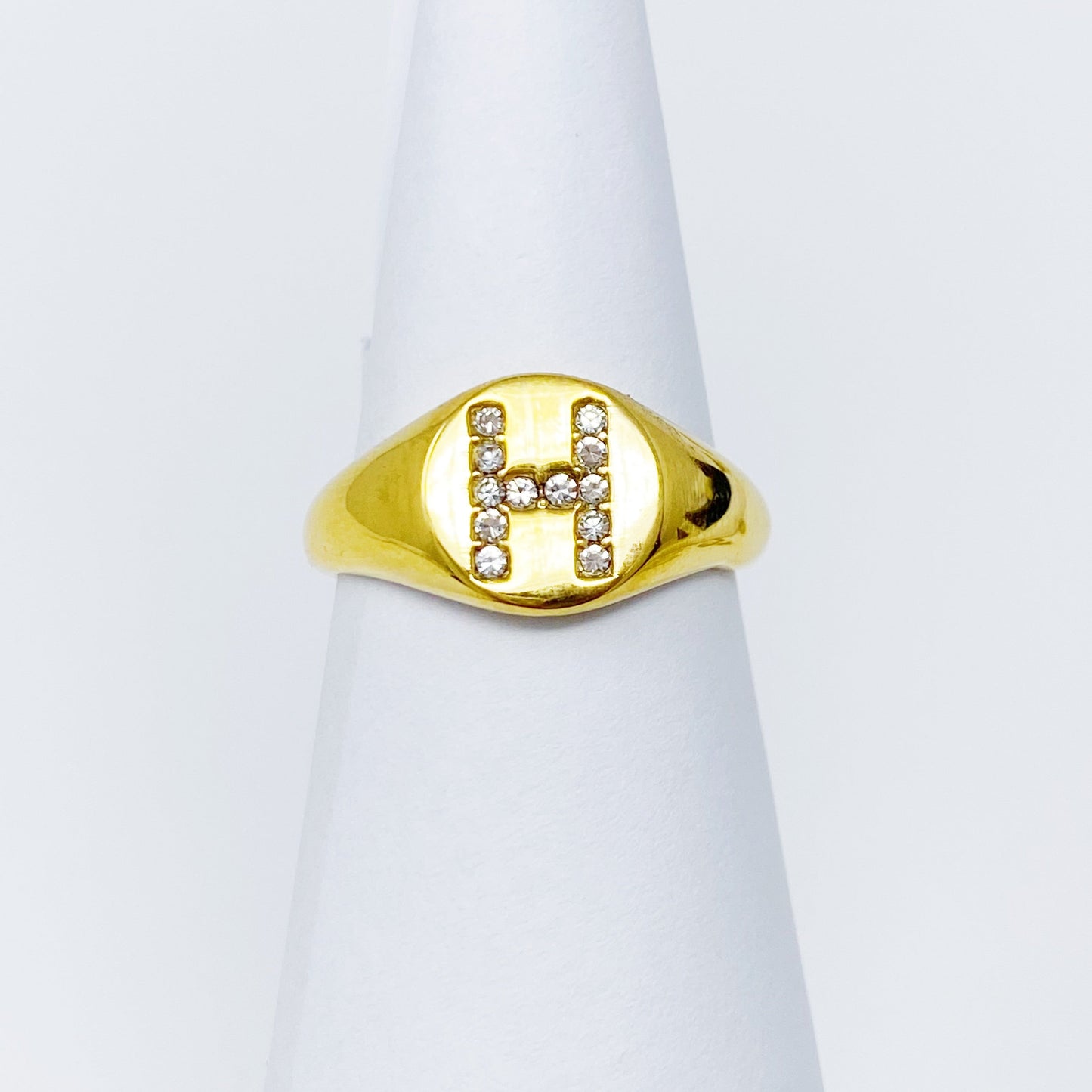 Initial Signet Ring