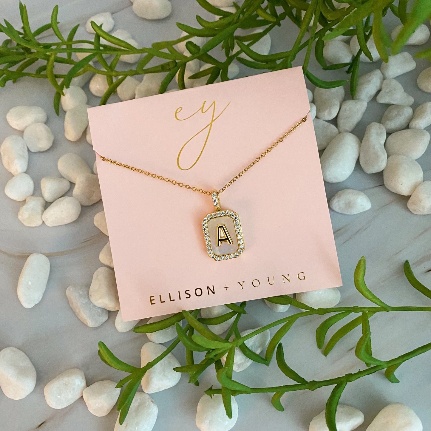 Deco Initial Locket
