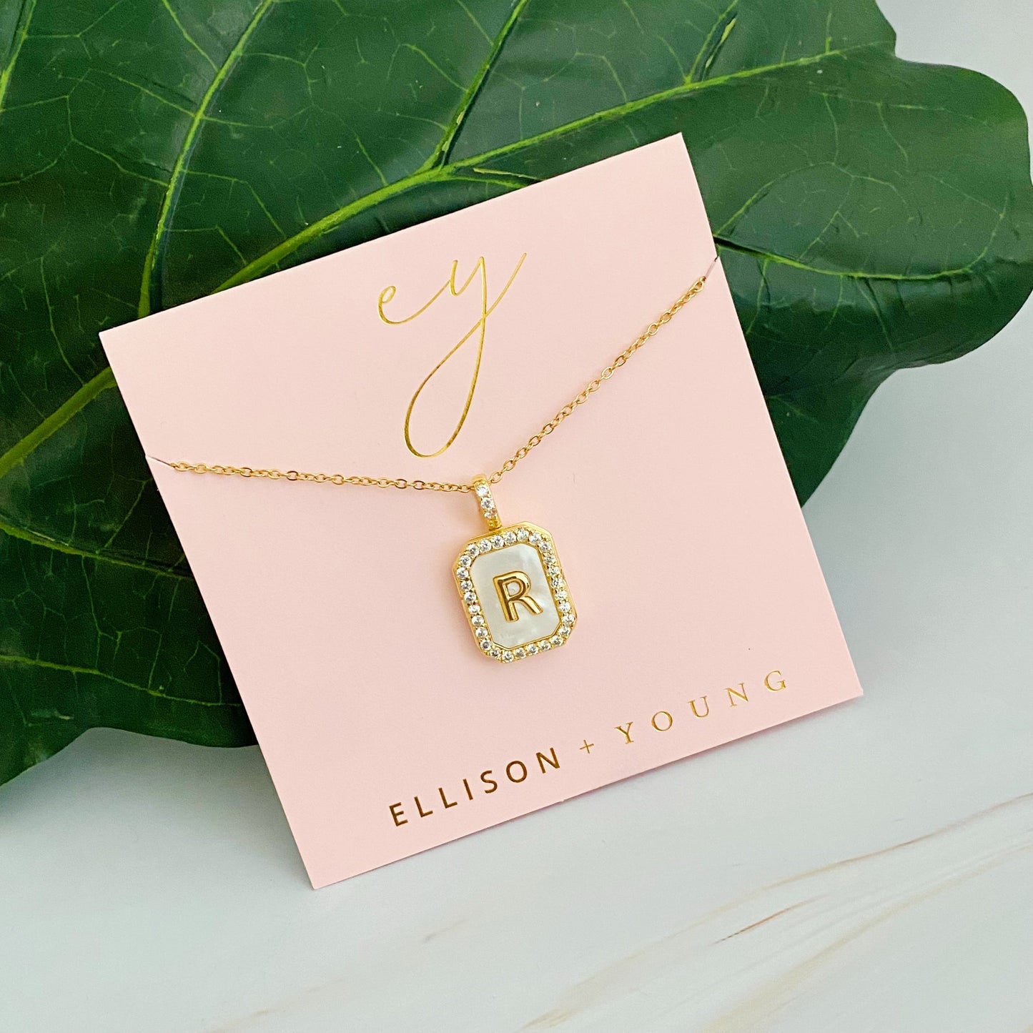 Deco Initial Locket