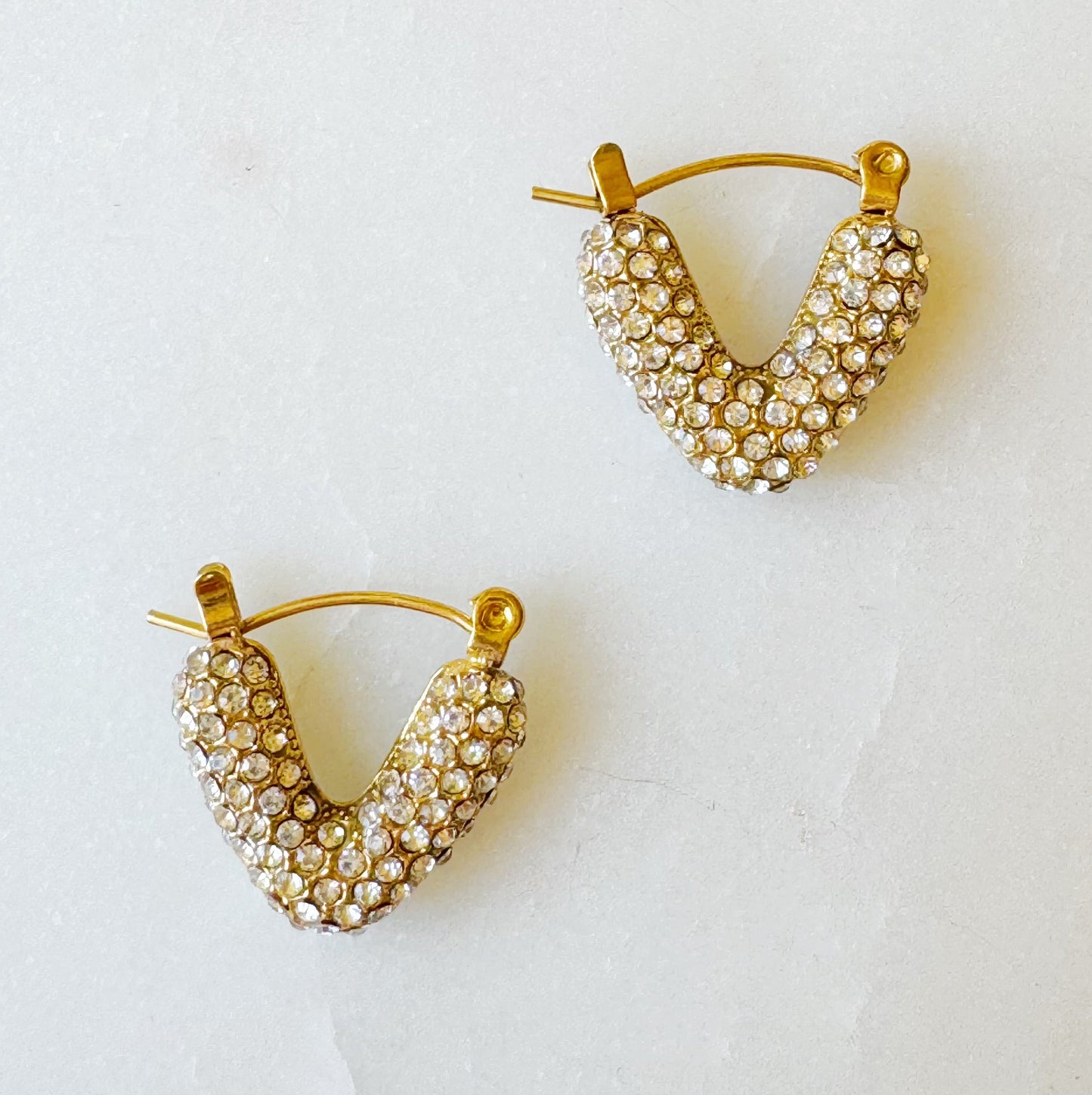 V Shaped Hoops