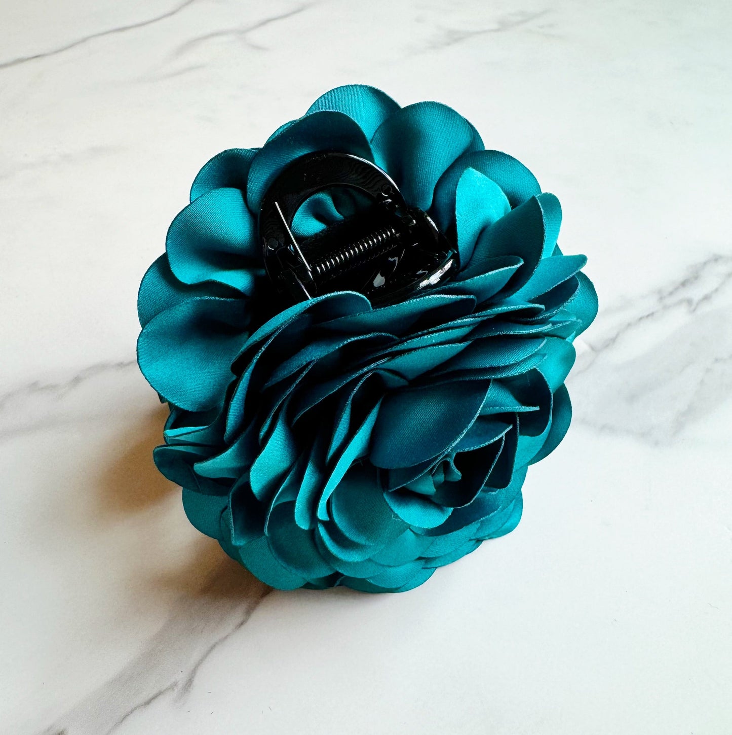 Blooming Jewel-Tone Claw Clip