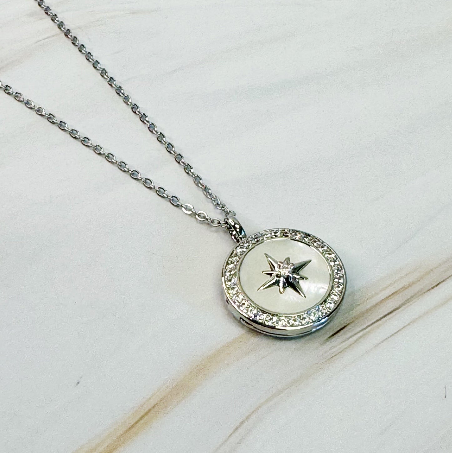 Compass Locket Pendant