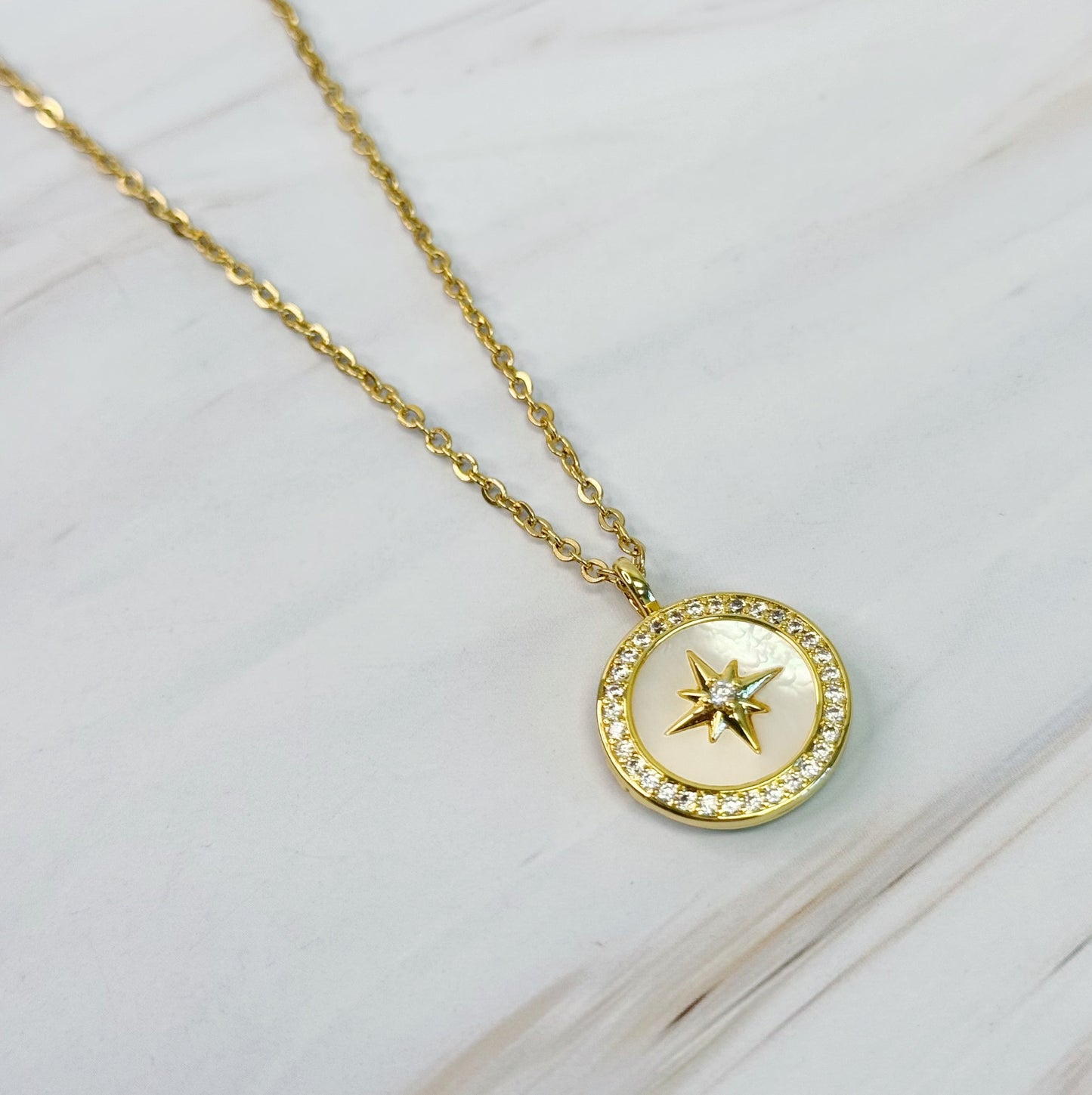 Compass Locket Pendant