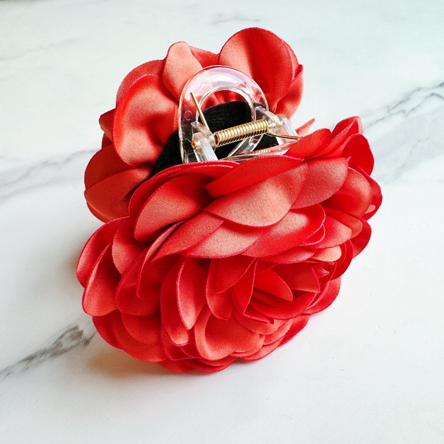 Blooming Jewel-Tone Claw Clip