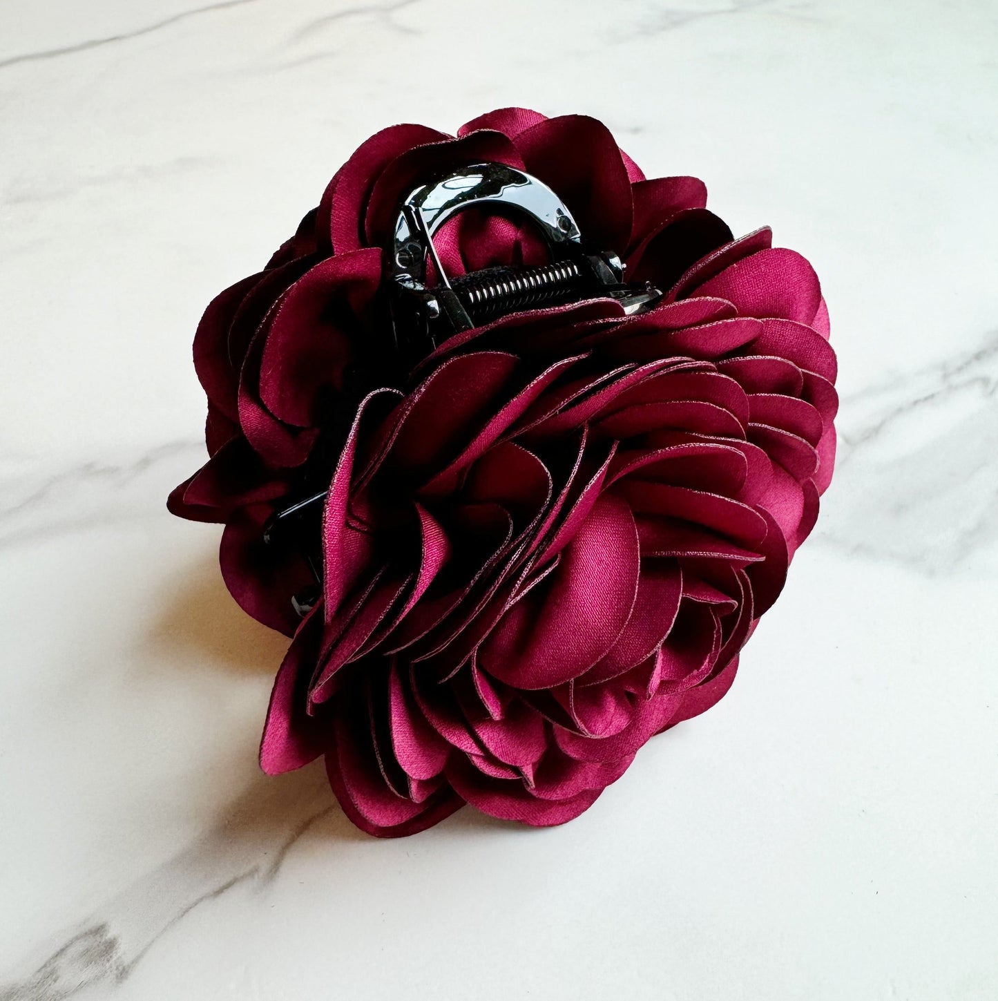 Blooming Jewel-Tone Claw Clip