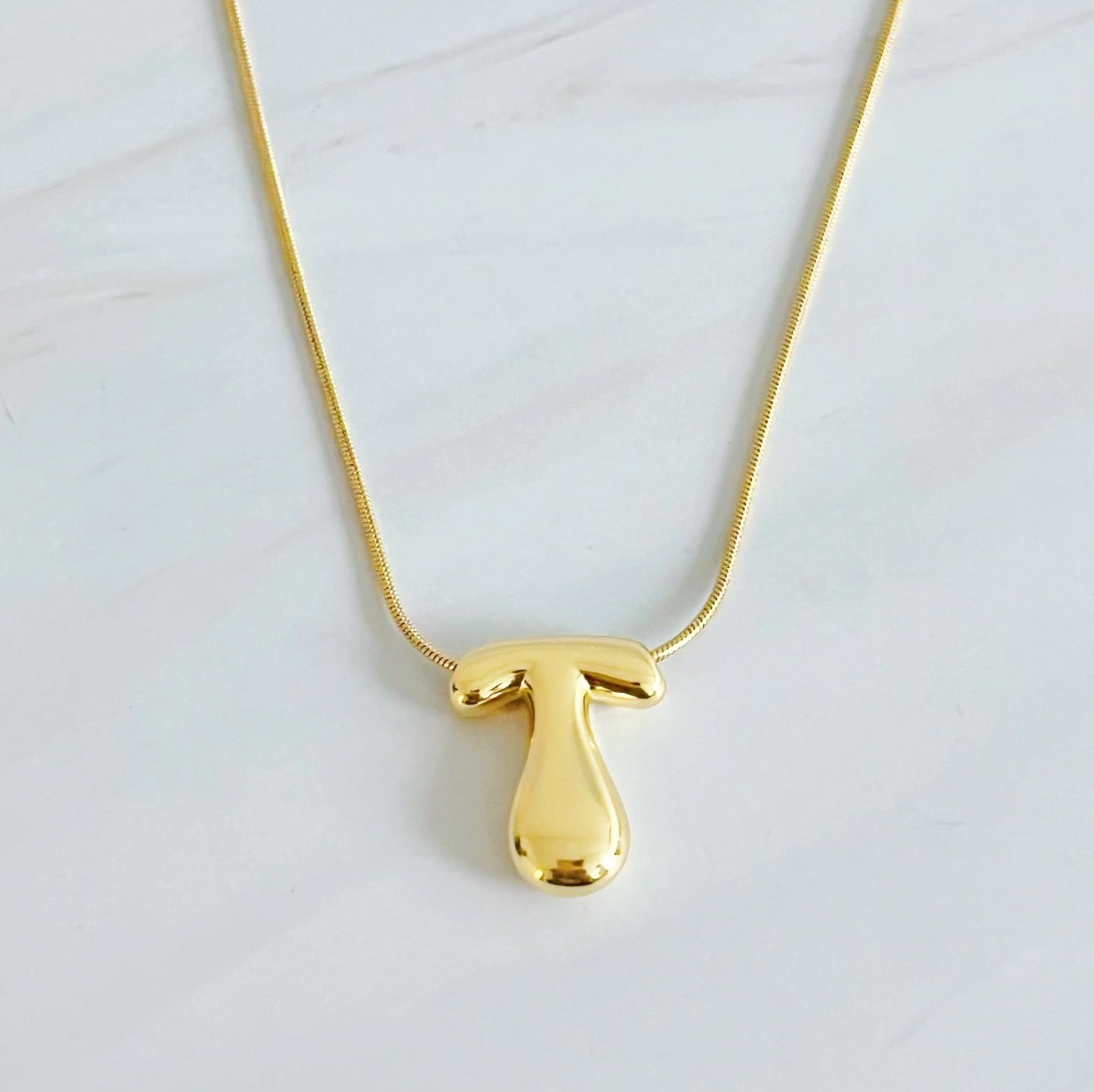 Bubble Initial Pendant