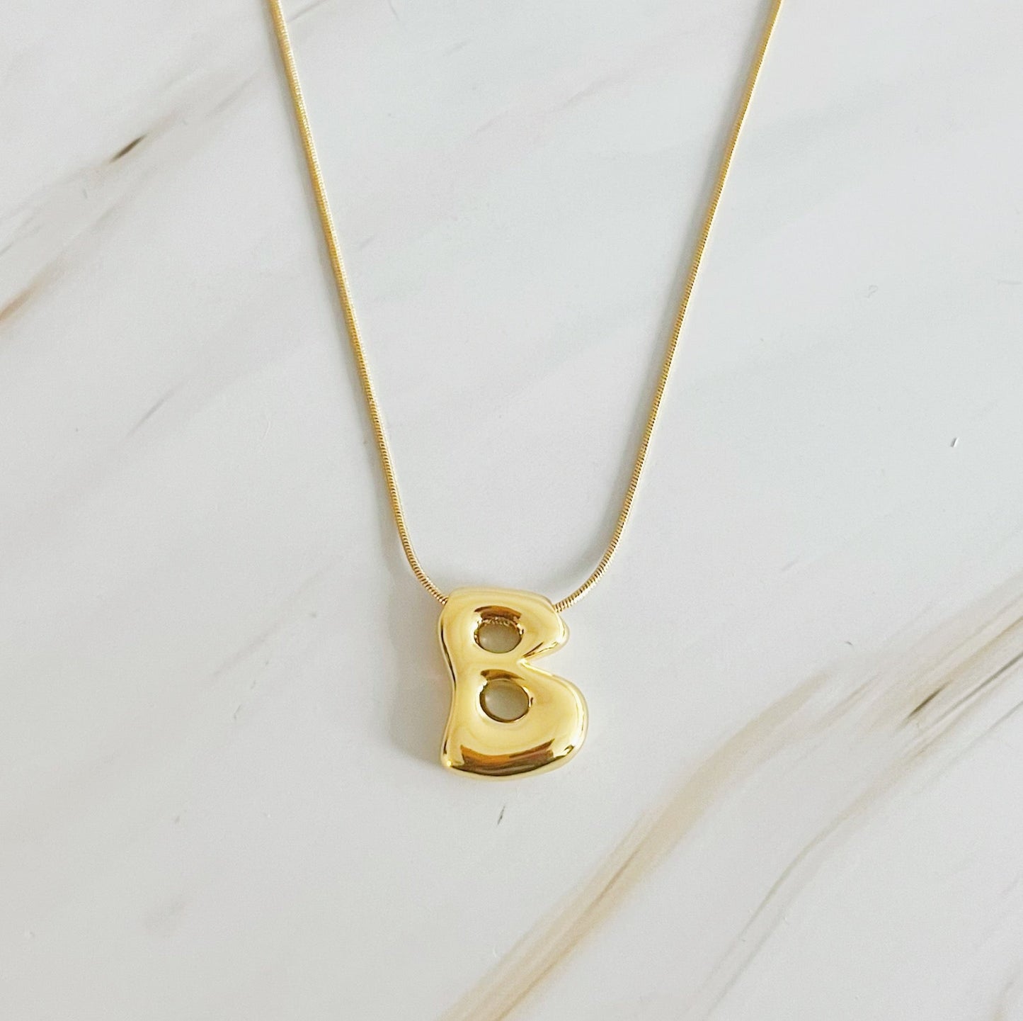 Bubble Initial Pendant