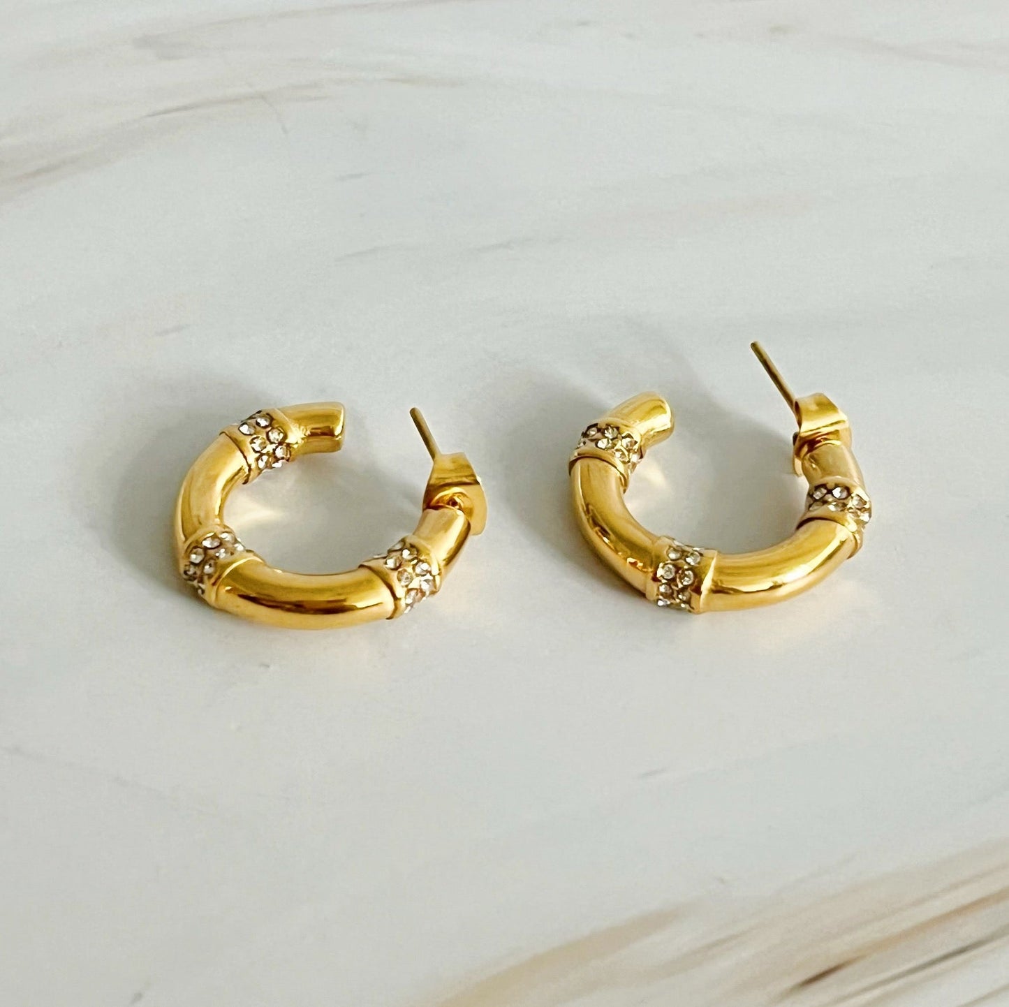 Little Lucky Bamboo Hoops