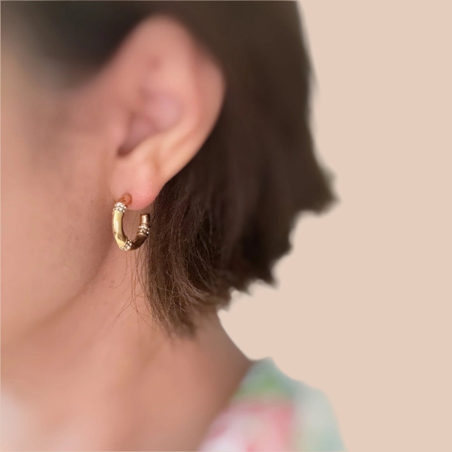 Little Lucky Bamboo Hoops