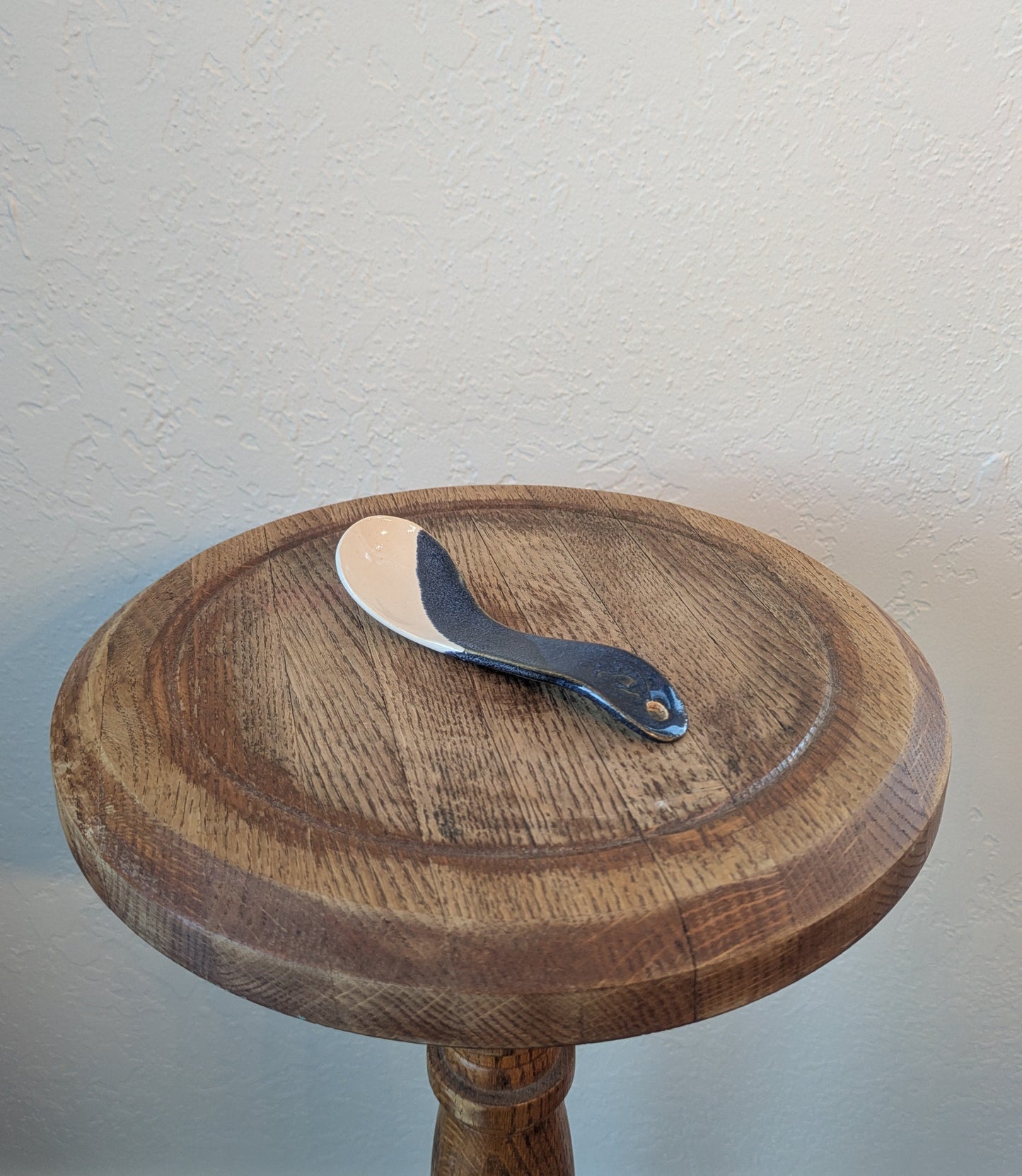 Navy Overlap Ceramic Soup Bowl