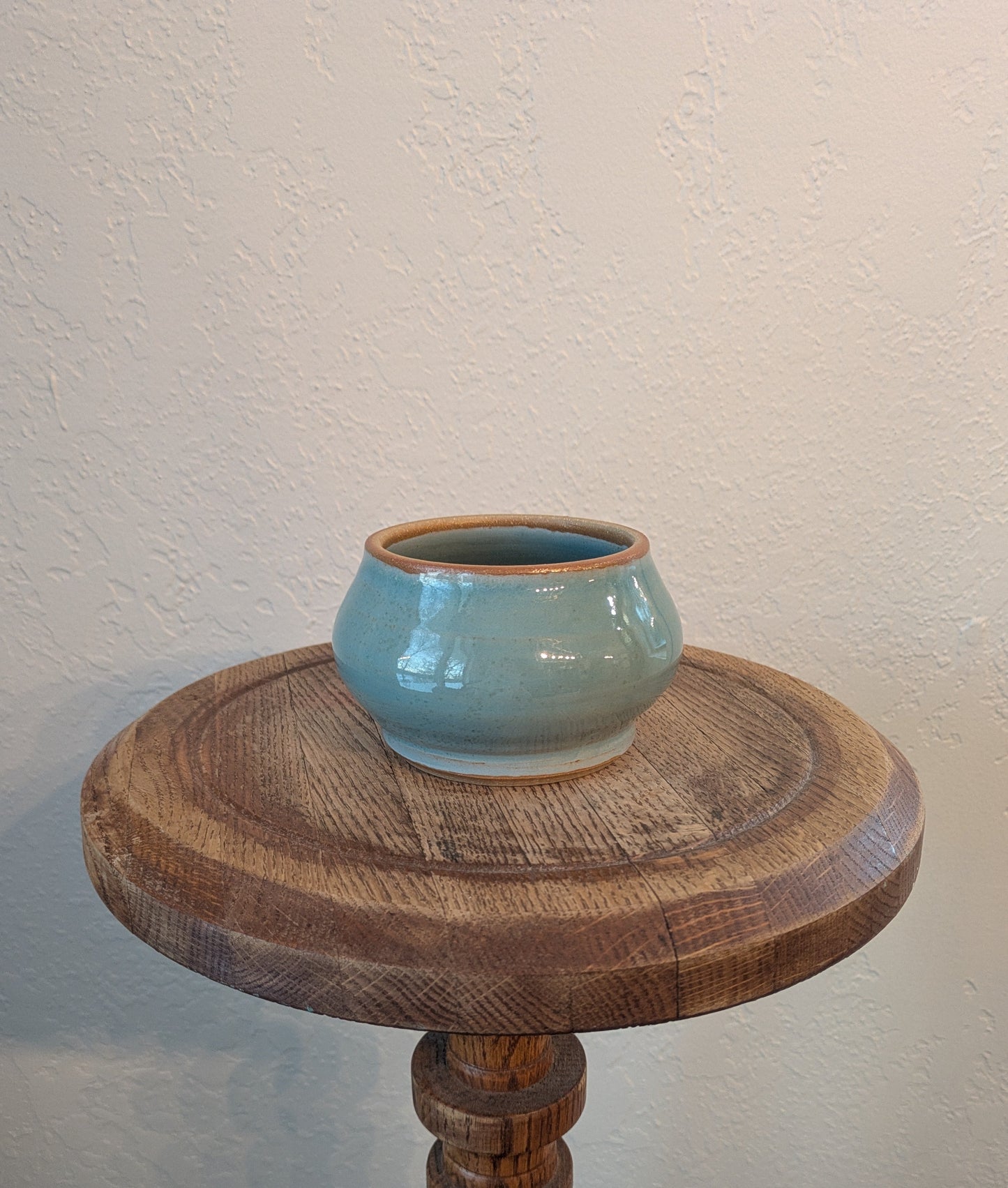 Light Blue Ceramic Cream & Sugar with Tray