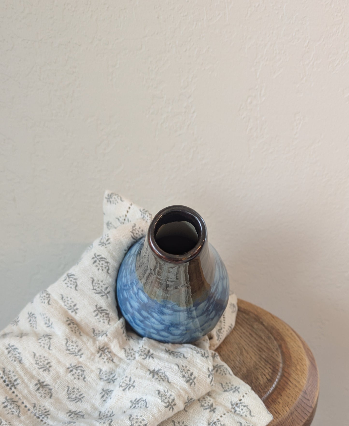 Blue Spotted Vase