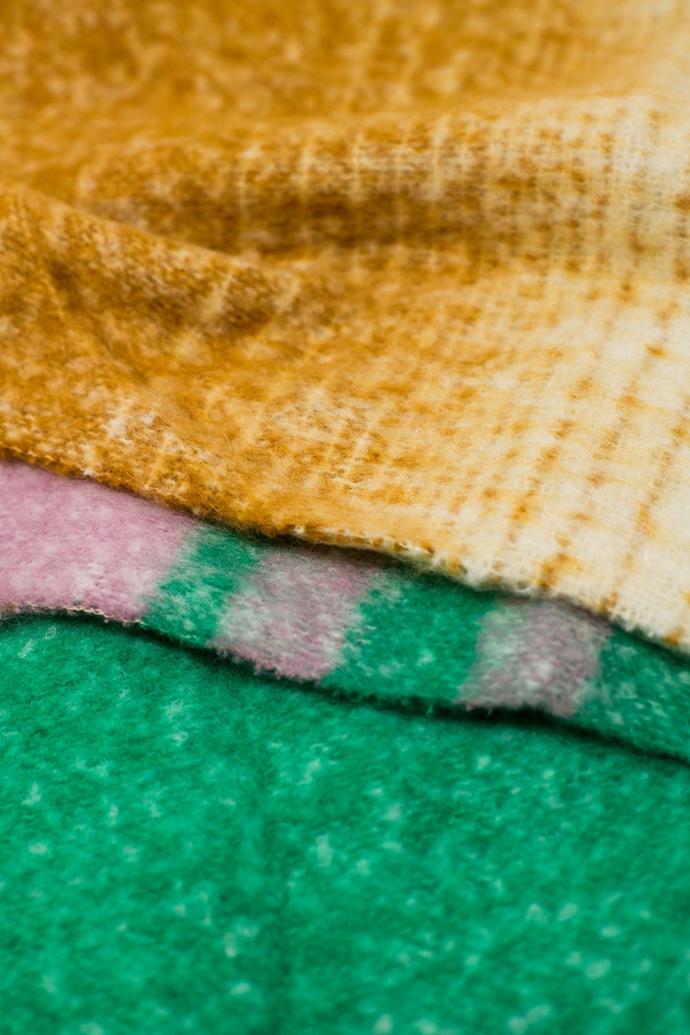 Striped Chunky Knit Scarf