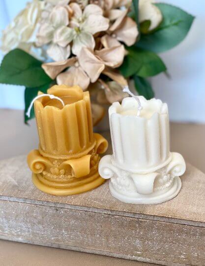 Romano Pillar Sculpture Candle