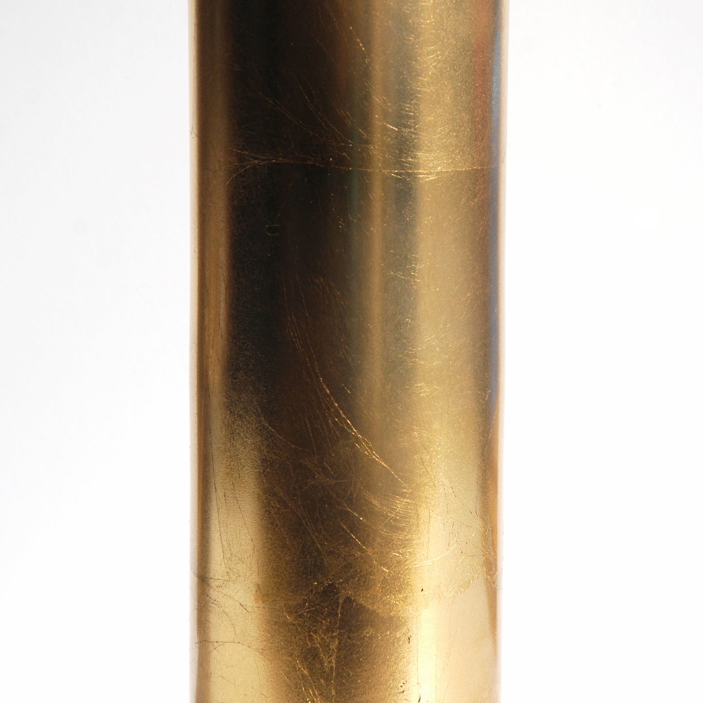 Gilt 20" Gold Gilded Tall Cylinder Vase