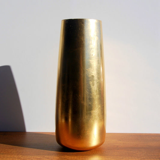 Gilt 18" Gold Zen Vase