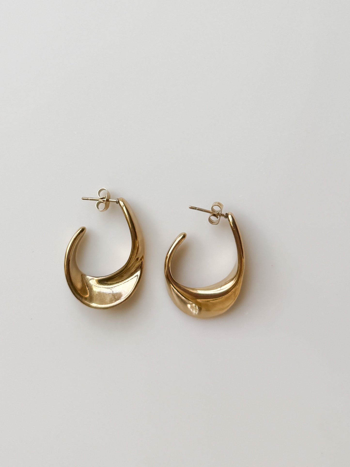 Sofia Gold Twist Hoops