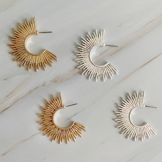 Sunburst Hoops