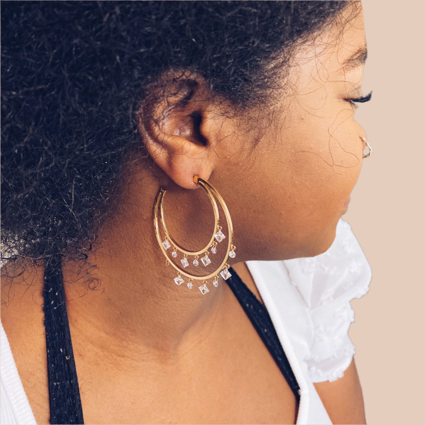 Crystal Fragments Layered Hoops