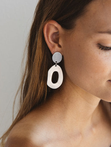 Alexa Aluminum Drop Earrings