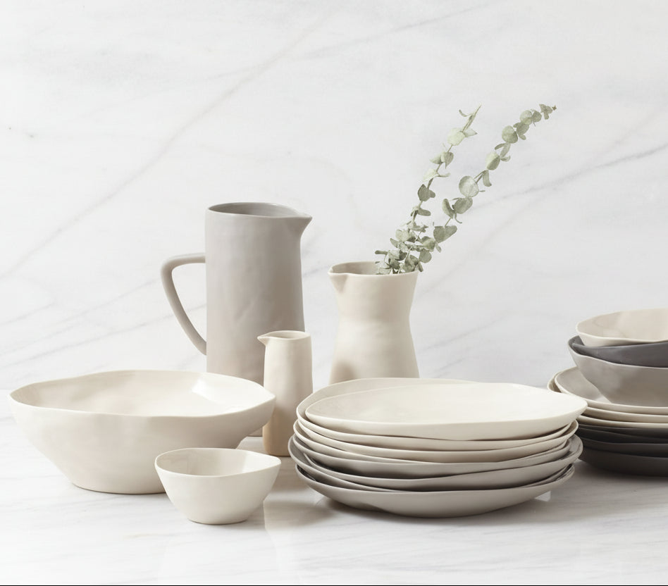 Rugueux Stoneware Carafe Pitcher