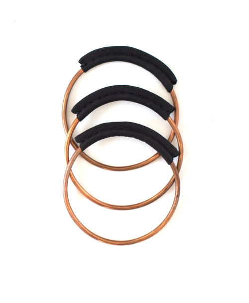 Copper + Leather Bangle