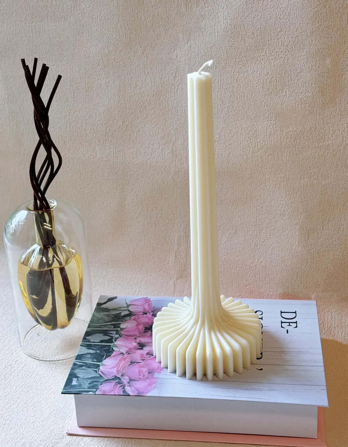 Elegant Lantern Pillar Soy Candle
