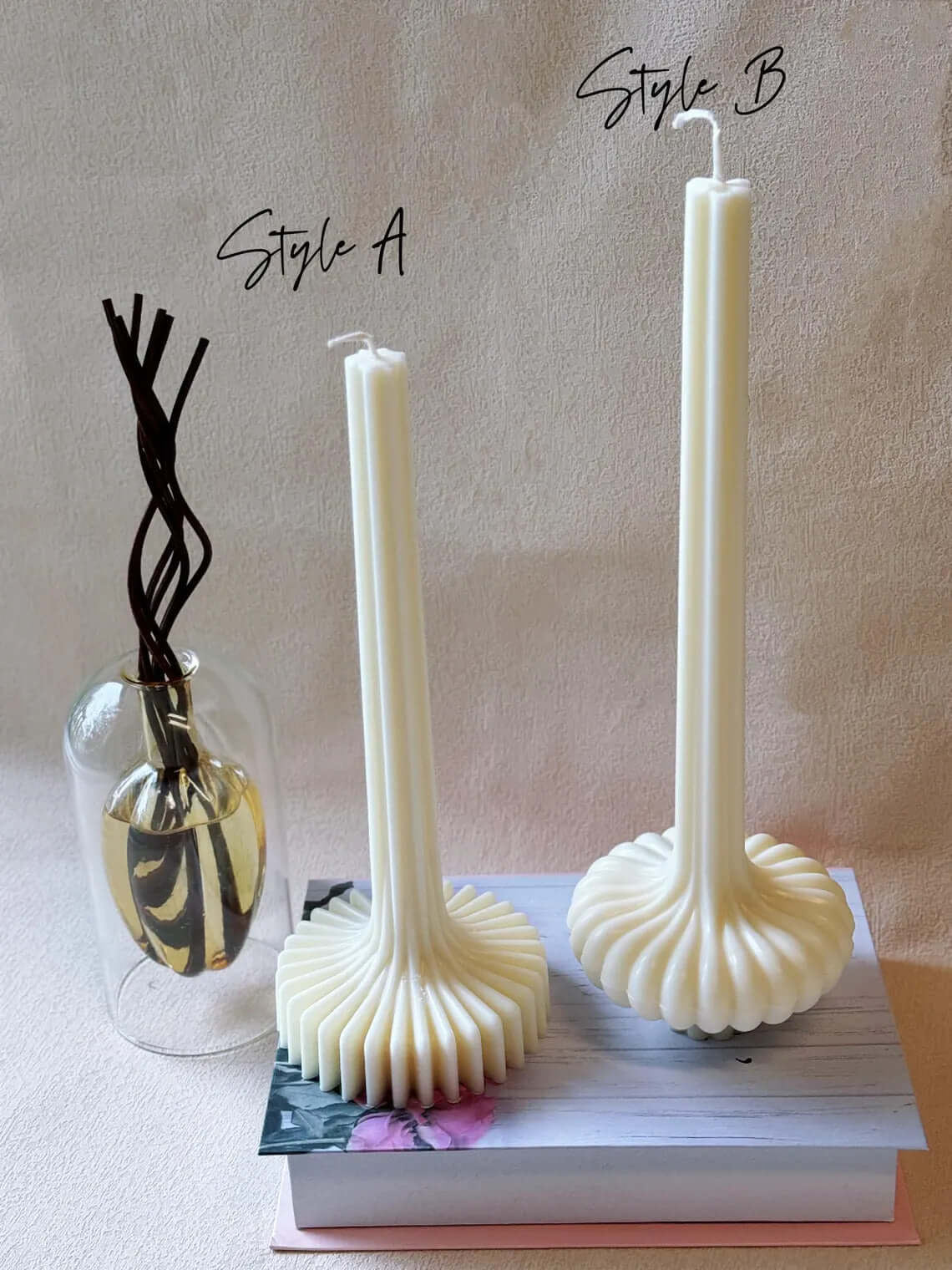 Elegant Lantern Pillar Soy Candle
