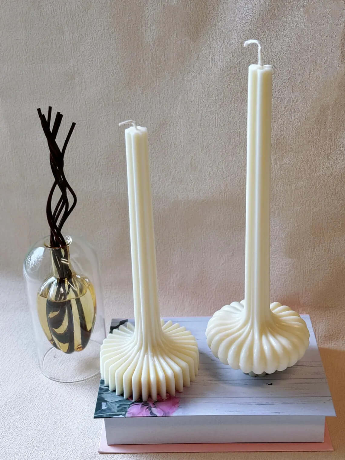 Elegant Lantern Pillar Soy Candle