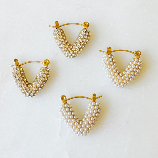 V Shaped Hoops
