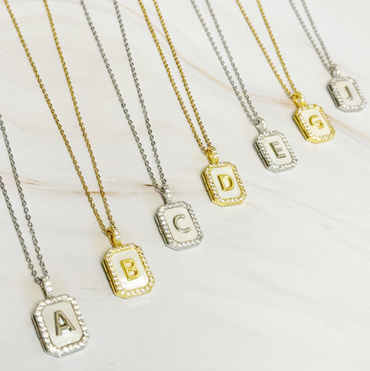 Deco Initial Locket